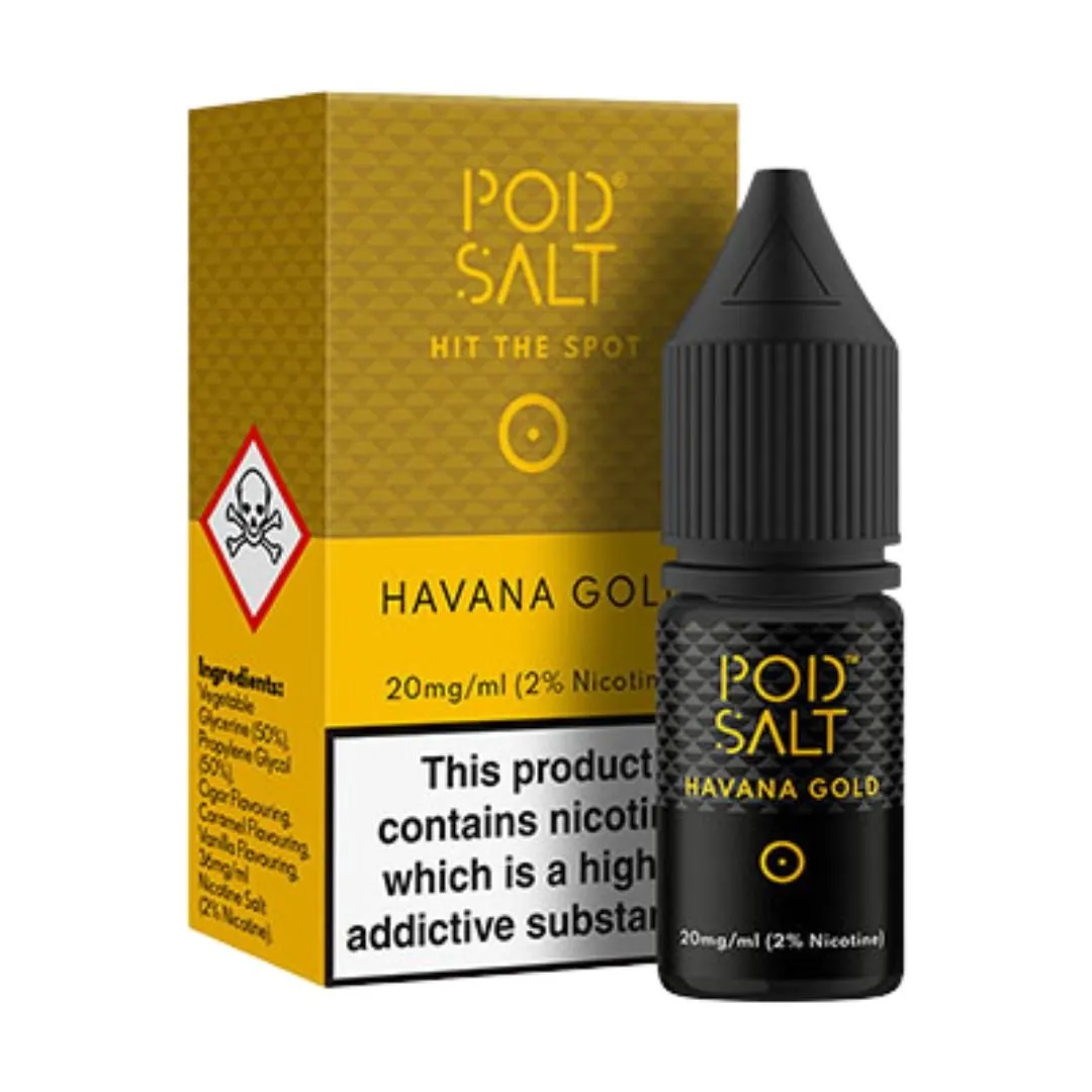 Havana Gold by Pod Salt 10ml E-liquid