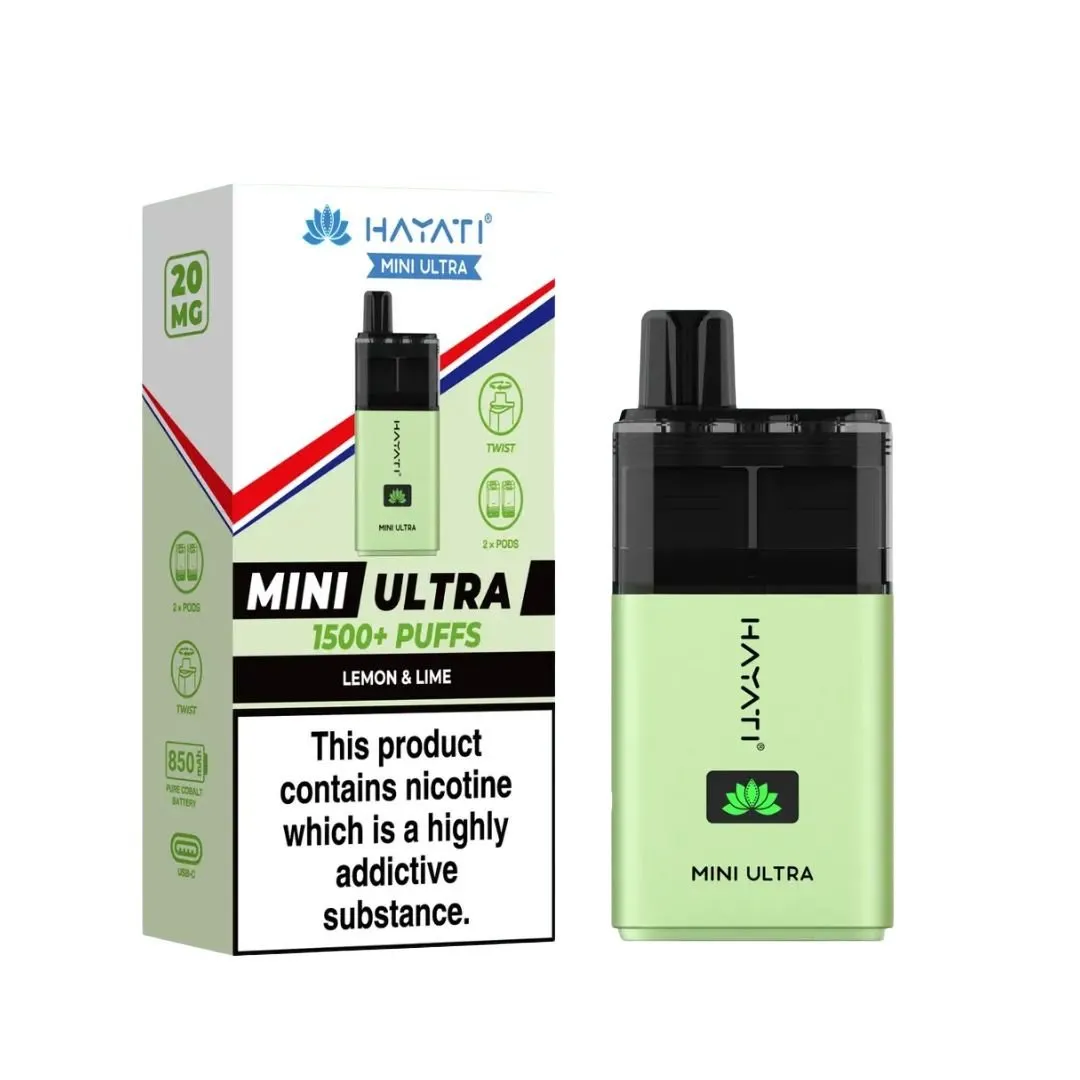 Hayati Mini Ultra 1500 Puffs Prefilled Vape kit - £7.39