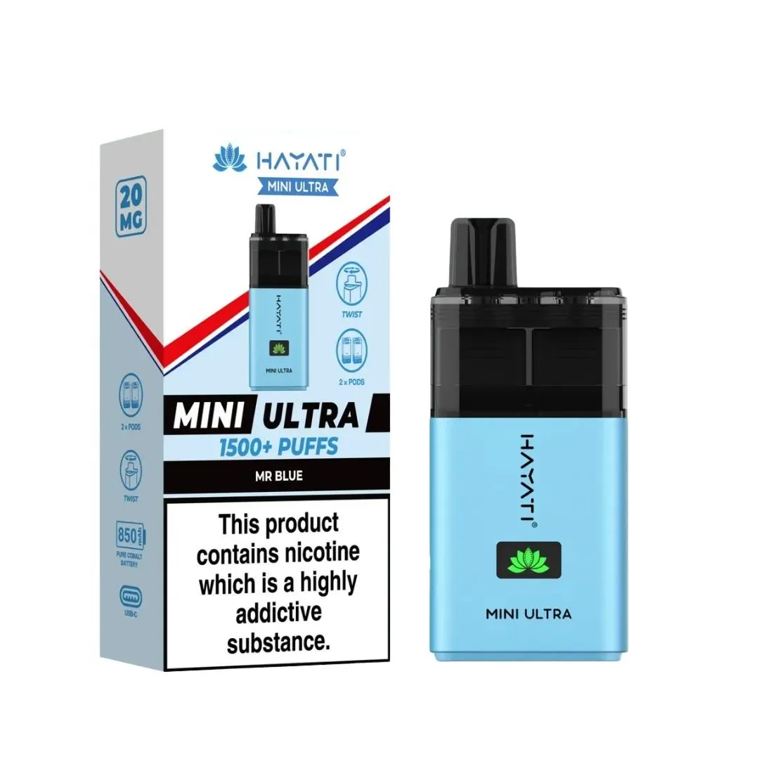 Hayati Mini Ultra 1500 Puffs Prefilled Vape kit - £7.39