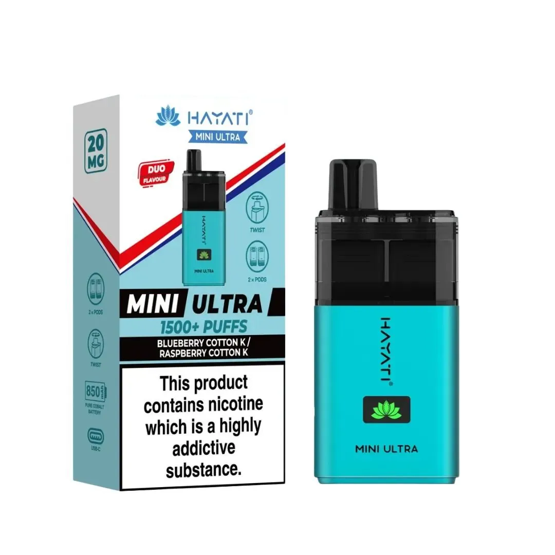 Hayati Mini Ultra 1500 Puffs Prefilled Vape kit - £7.39