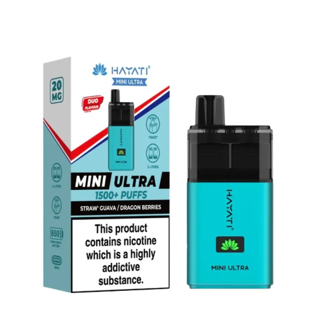 Hayati Mini Ultra 1500 Puffs Prefilled Vape kit - £7.39