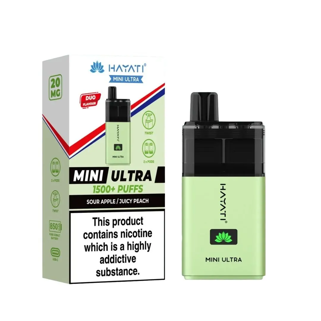 Hayati Mini Ultra 1500 Puffs Prefilled Vape kit - £7.39