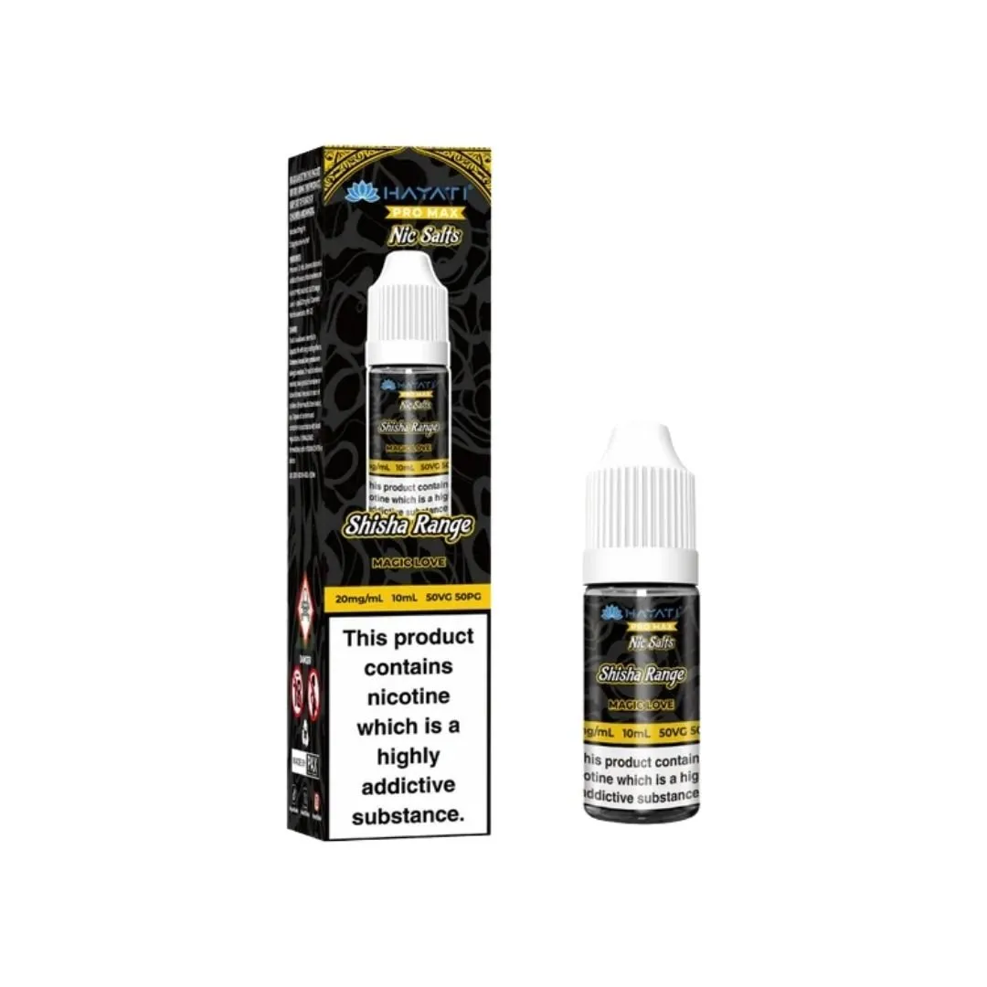 Hayati Pro Max Nic Salt Shisha Range | Smoknic