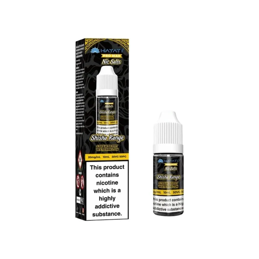 Hayati Pro Max Nic Salt Shisha Range | Smoknic