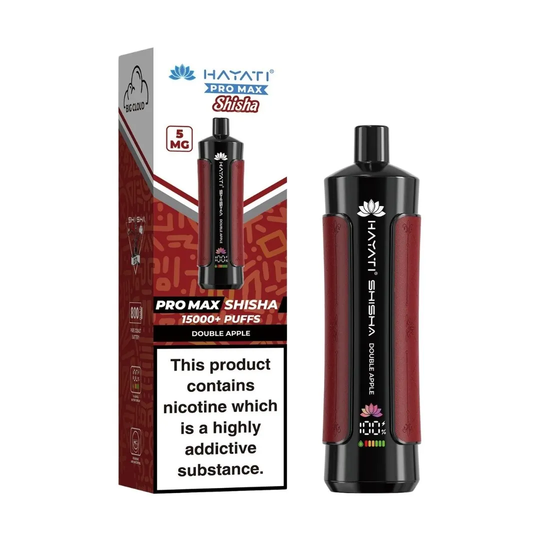 Hayati Pro Max Shisha 15000 Puffs Disposable Vape