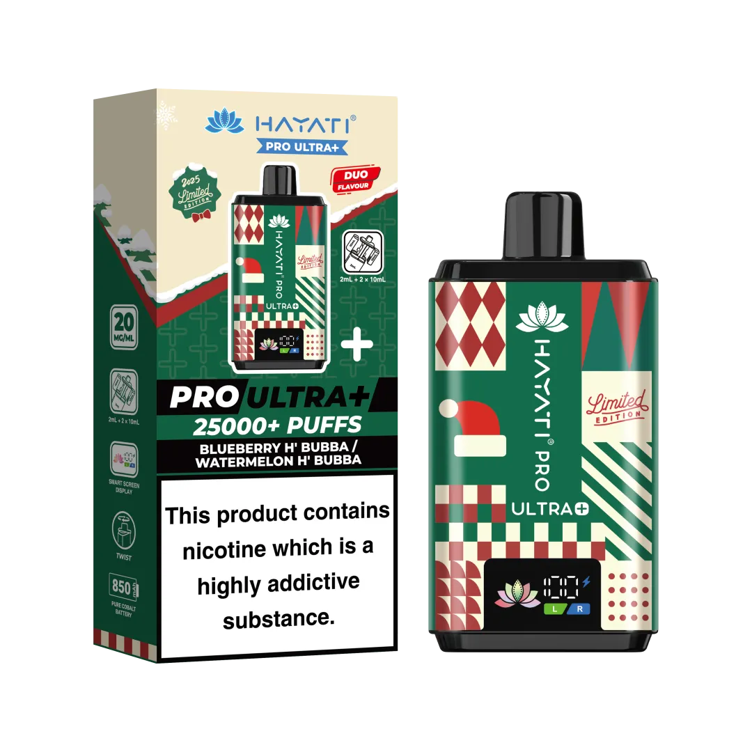 Hayati Pro Ultra Plus 25000 Christmas Edition | £10.99
