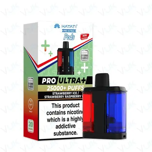 Hayati Pro Ultra Plus 25K Prefilled Pods UK | Smoknic