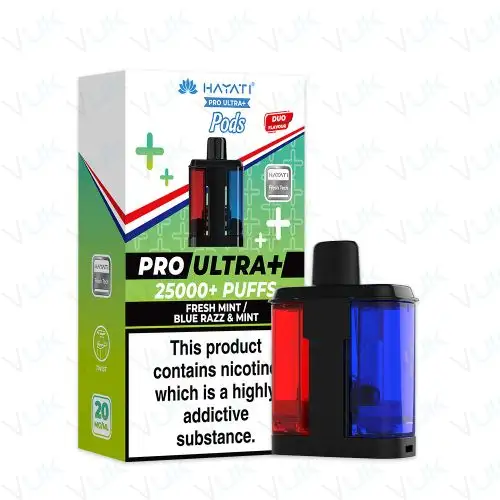 Hayati Pro Ultra Plus 25K Prefilled Pods UK | Smoknic