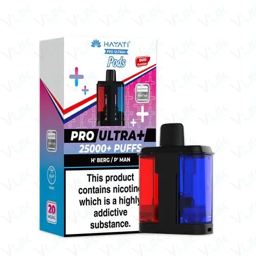 Hayati Pro Ultra Plus 25K Prefilled Pods UK | Smoknic