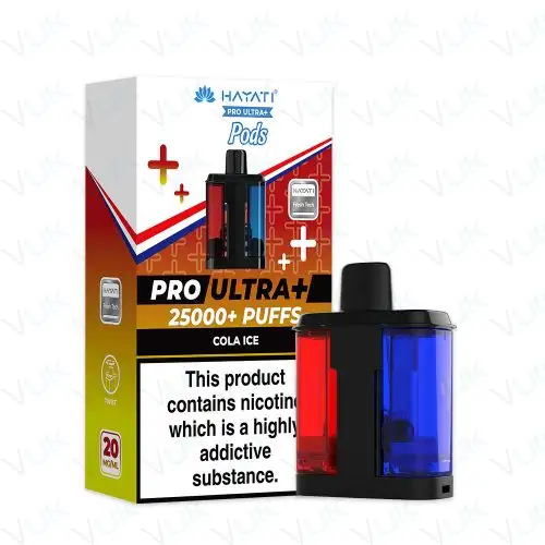Hayati Pro Ultra Plus 25K Prefilled Pods UK | Smoknic
