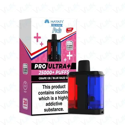 Hayati Pro Ultra Plus 25K Prefilled Pods UK | Smoknic