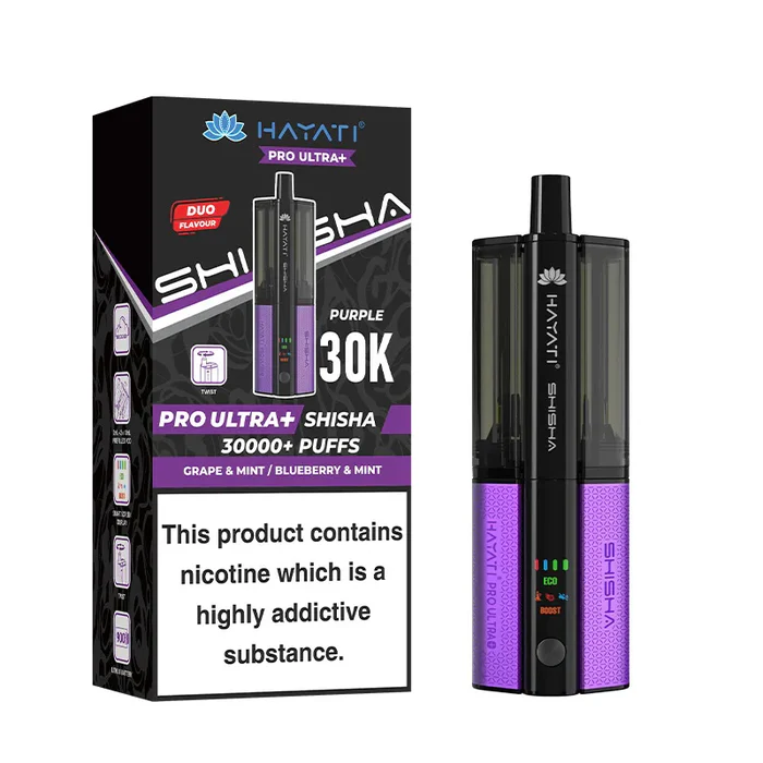 Hayati Pro Ultra Plus Shisha 30k Prefilled Pod Kit - £9.79