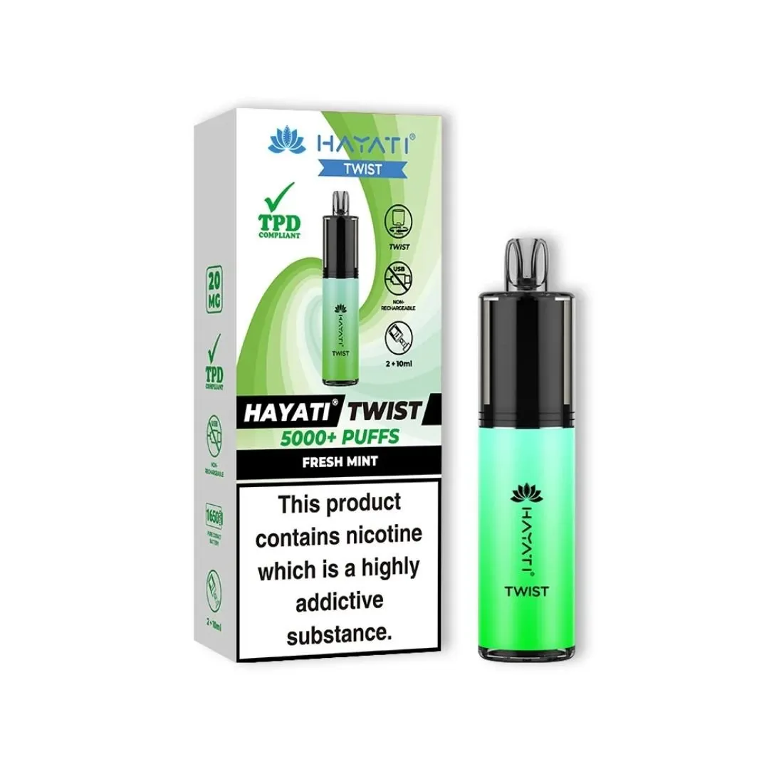 Hayati Twist 5000 Puffs Prefilled Vape Kit | Only £5.30
