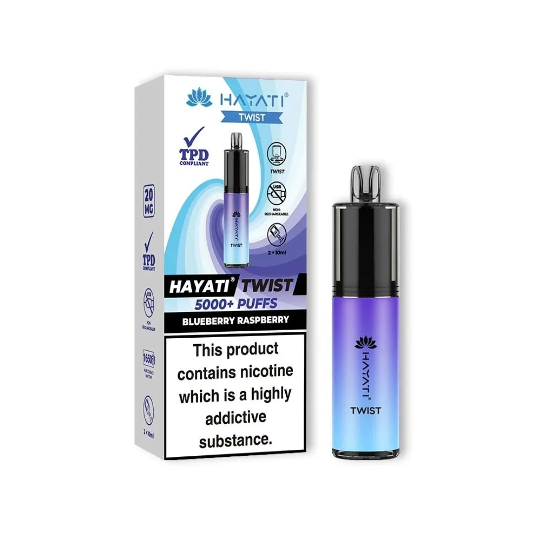 Hayati Twist 5000 Puffs Prefilled Vape Kit | Only £5.30