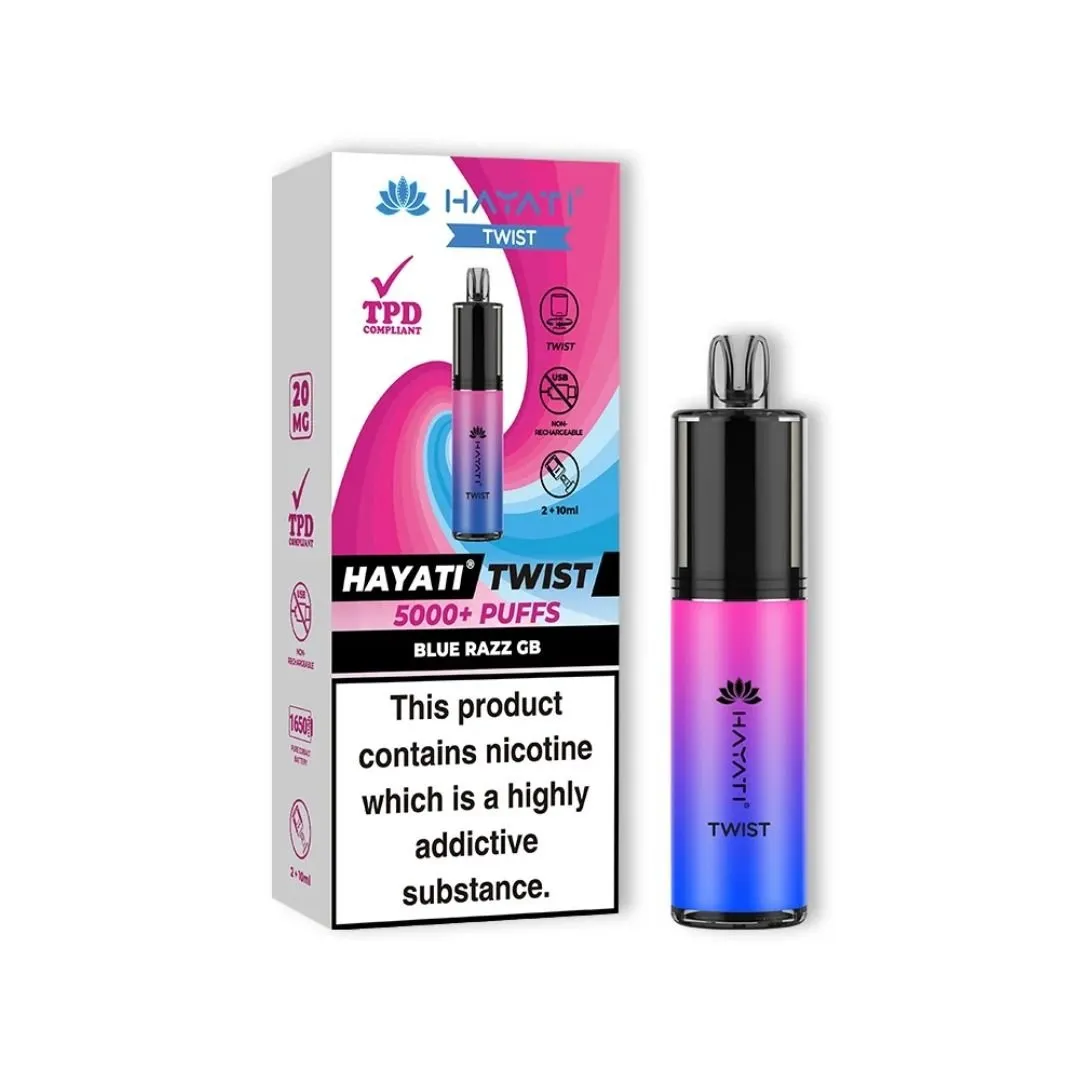 Hayati Twist 5000 Puffs Prefilled Vape Kit | Only £5.30