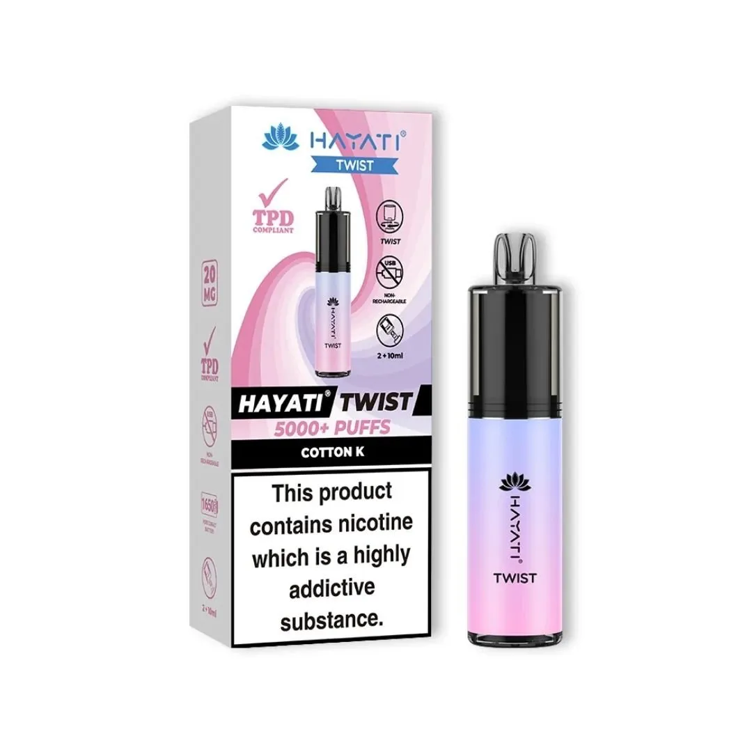 Hayati Twist 5000 Puffs Prefilled Vape Kit | Only £5.30