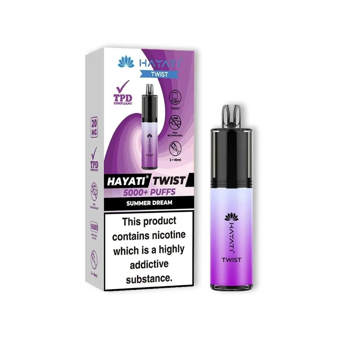 Hayati Twist 5000 Puffs Prefilled Vape Kit | Only £5.30