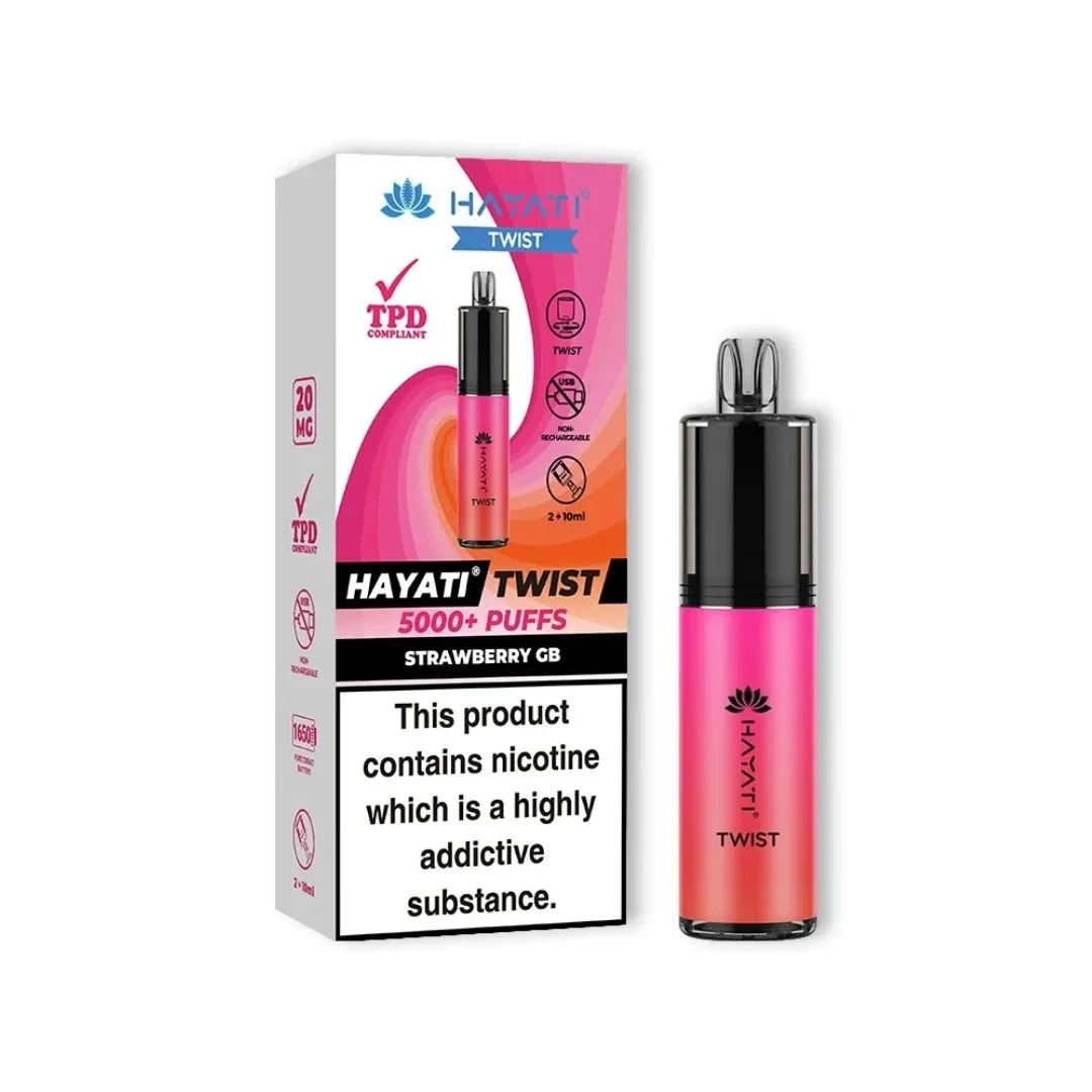 Hayati Twist 5000 Puffs Prefilled Vape Kit | Only £5.30