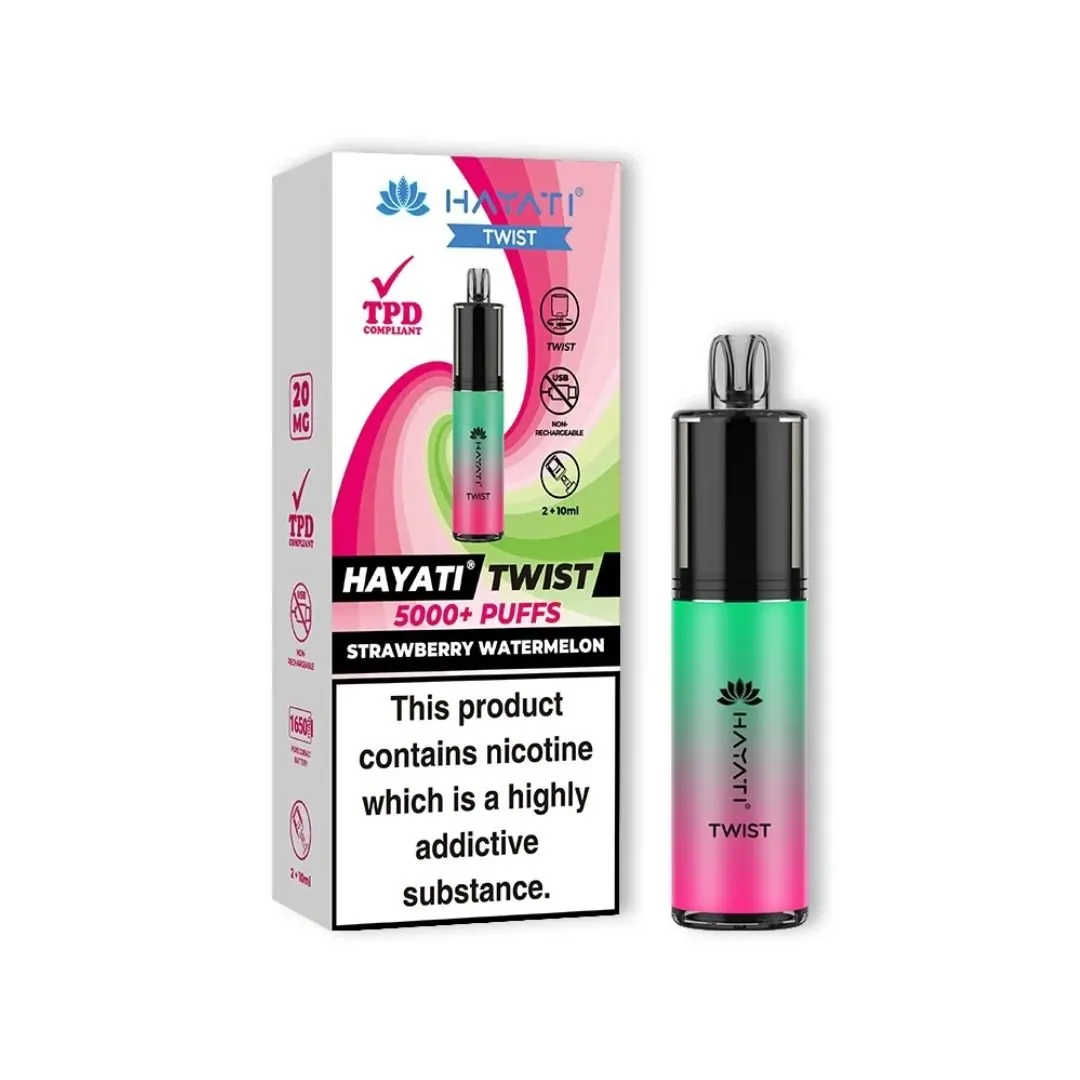 Hayati Twist 5000 Puffs Prefilled Vape Kit | Only £5.30