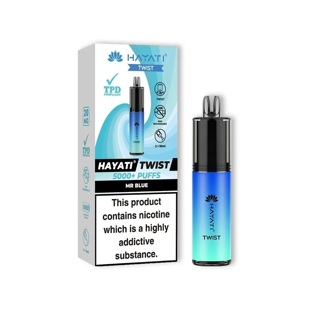 Hayati Twist 5000 Puffs Prefilled Vape Kit | Only £5.30