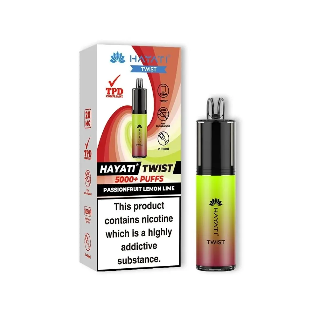 Hayati Twist 5000 Puffs Prefilled Vape Kit | Only £5.30