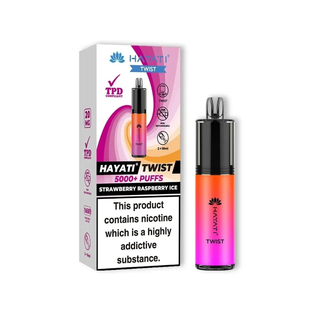 Hayati Twist 5000 Puffs Prefilled Vape Kit | Only £5.30