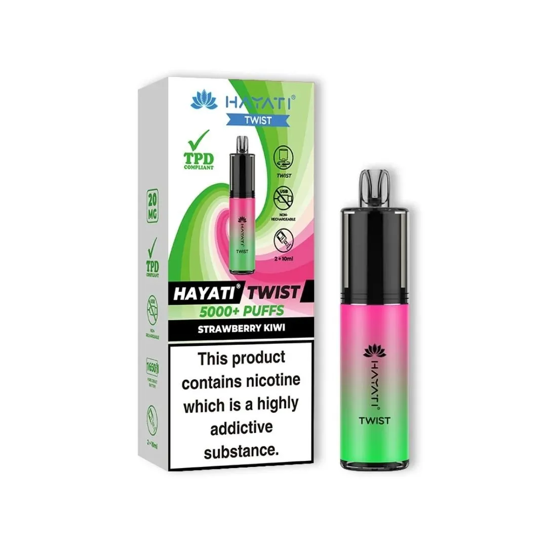Hayati Twist 5000 Puffs Prefilled Vape Kit | Only £5.30