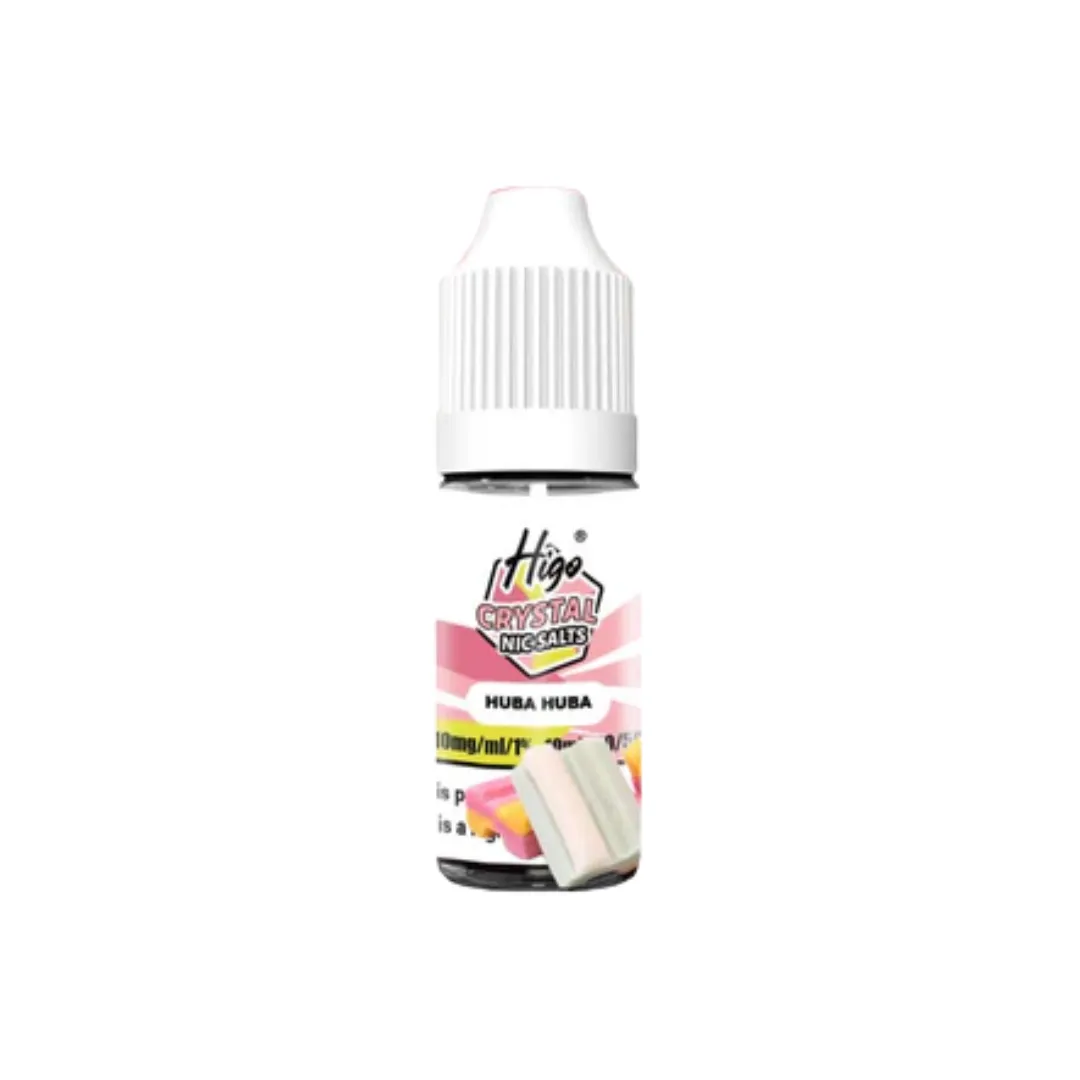 Higo Crystal 10ml Nic Salt E-Liquid | Any 5 For £9