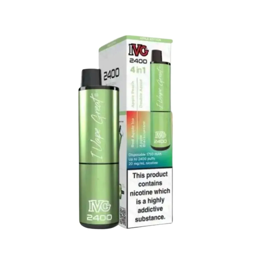 IVG 2400 4 in 1 Refillable Vape | 4 for £42