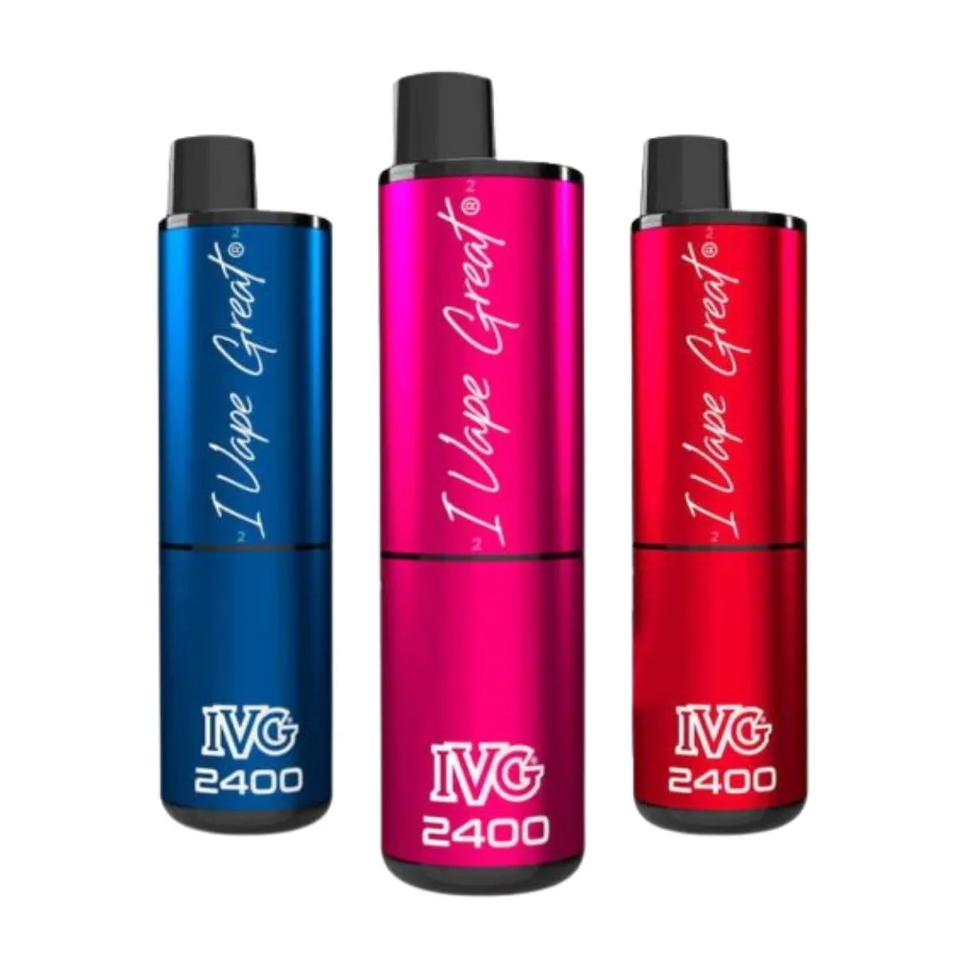 IVG 2400 4 in 1 Refillable Vape | 4 for £42