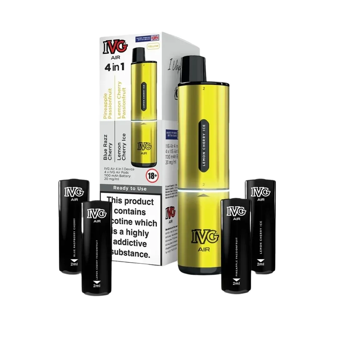 IVG Air 4-in-1 Prefilled Disposable Vape Kit