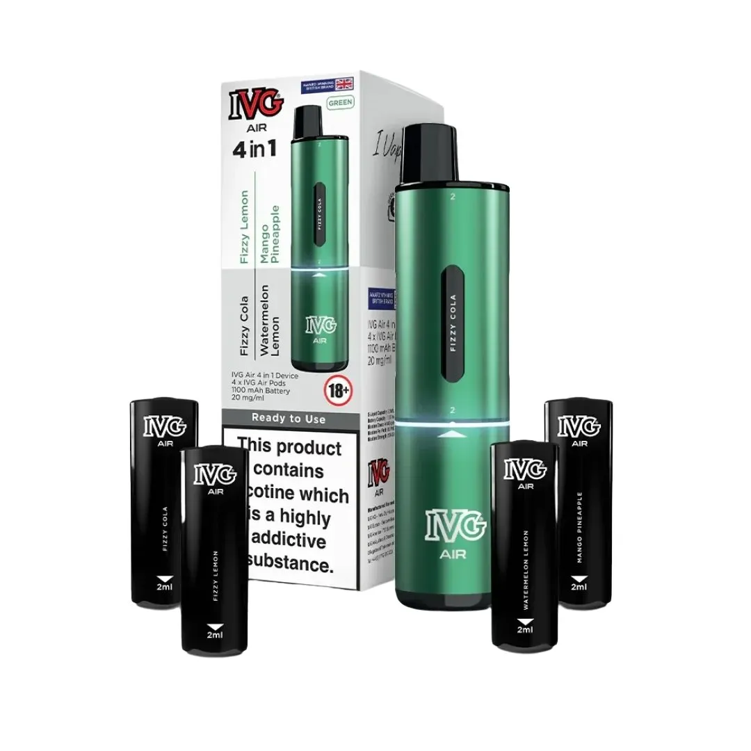 IVG Air 4-in-1 Prefilled Disposable Vape Kit