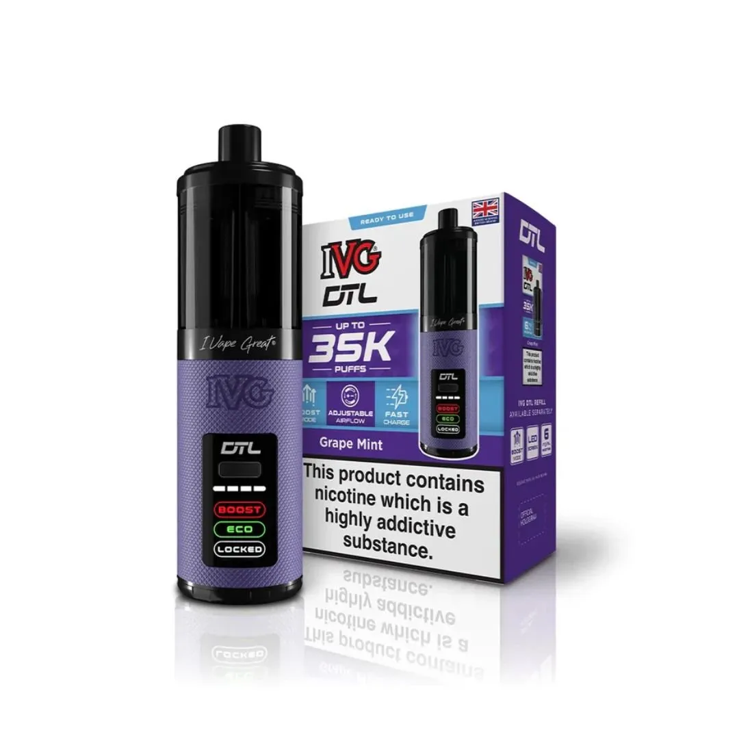 IVG DTL 35 Vape Kit | Prefilled Pod Kit | Just for £8.99