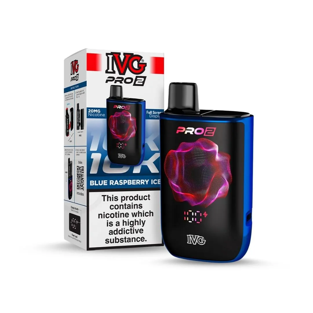 IVG Pro 2 10K Puffs Prefilled Vape Kit | Only £8.79