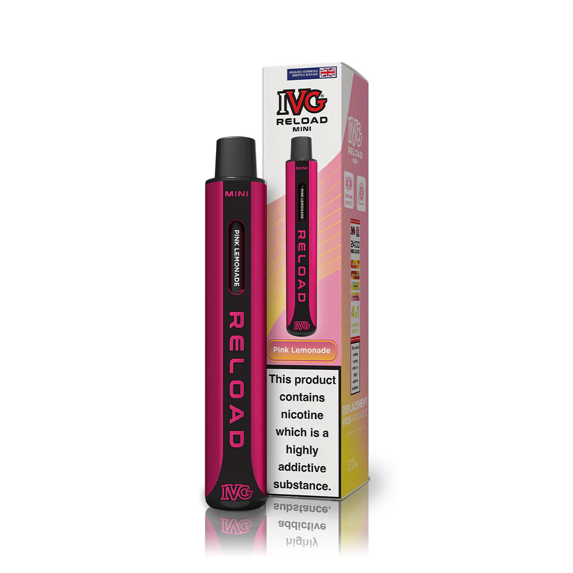 IVG Reload Mini Starter Kit - £4.29 - Buy 4 for £15.00