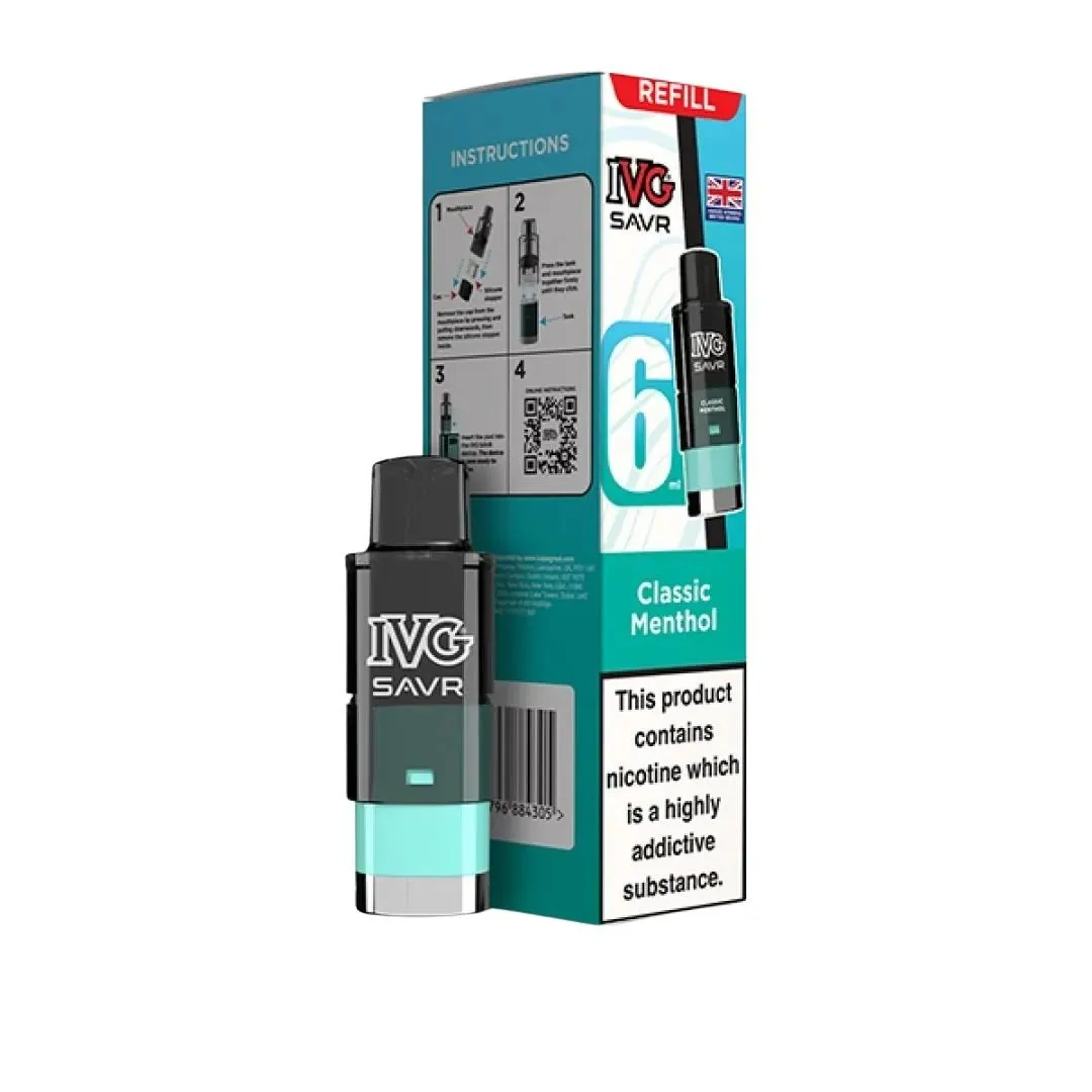 IVG SAVR 3000 Refill Pods | £3.89 | Up to 3k Puffs