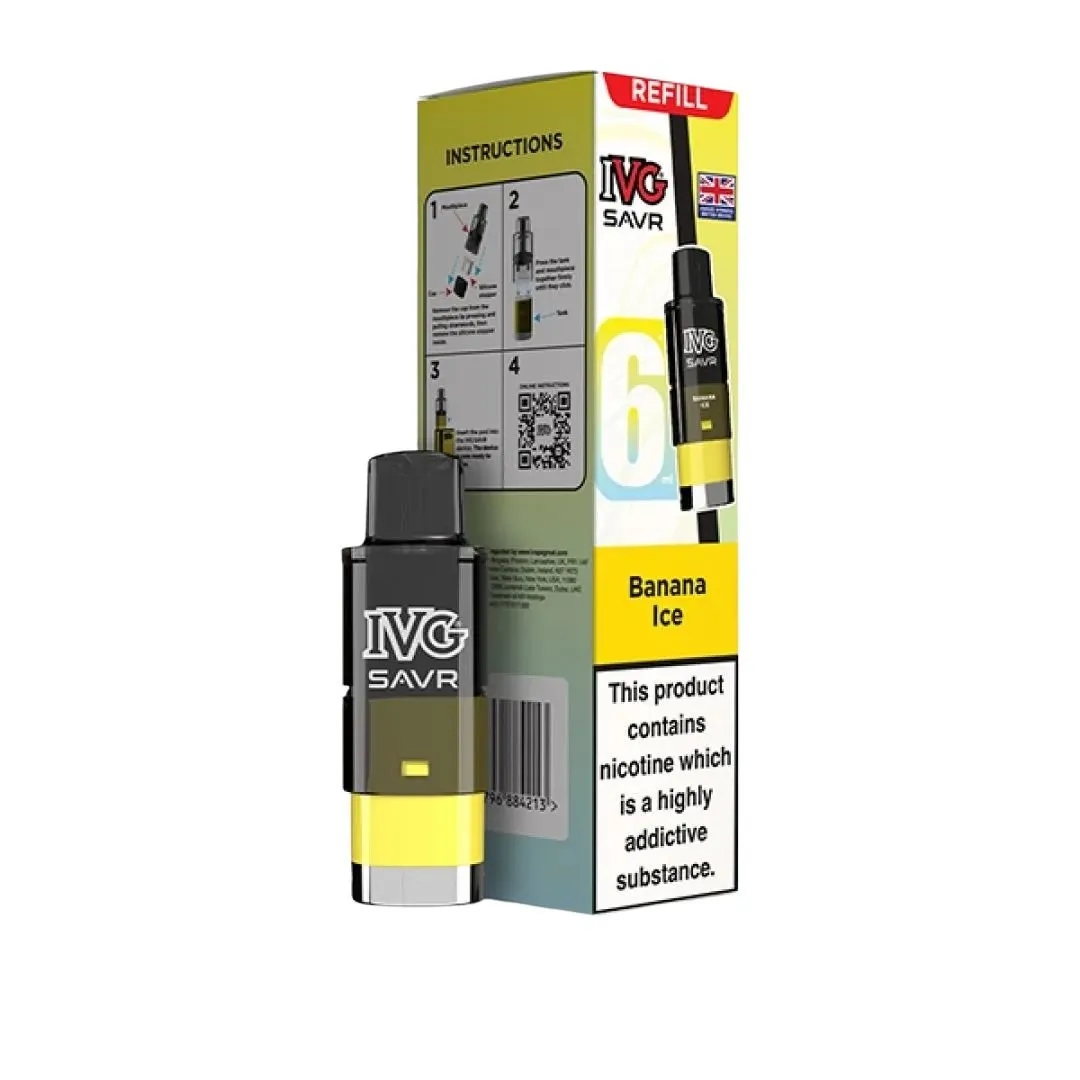 IVG SAVR 3000 Refill Pods | £3.89 | Up to 3k Puffs