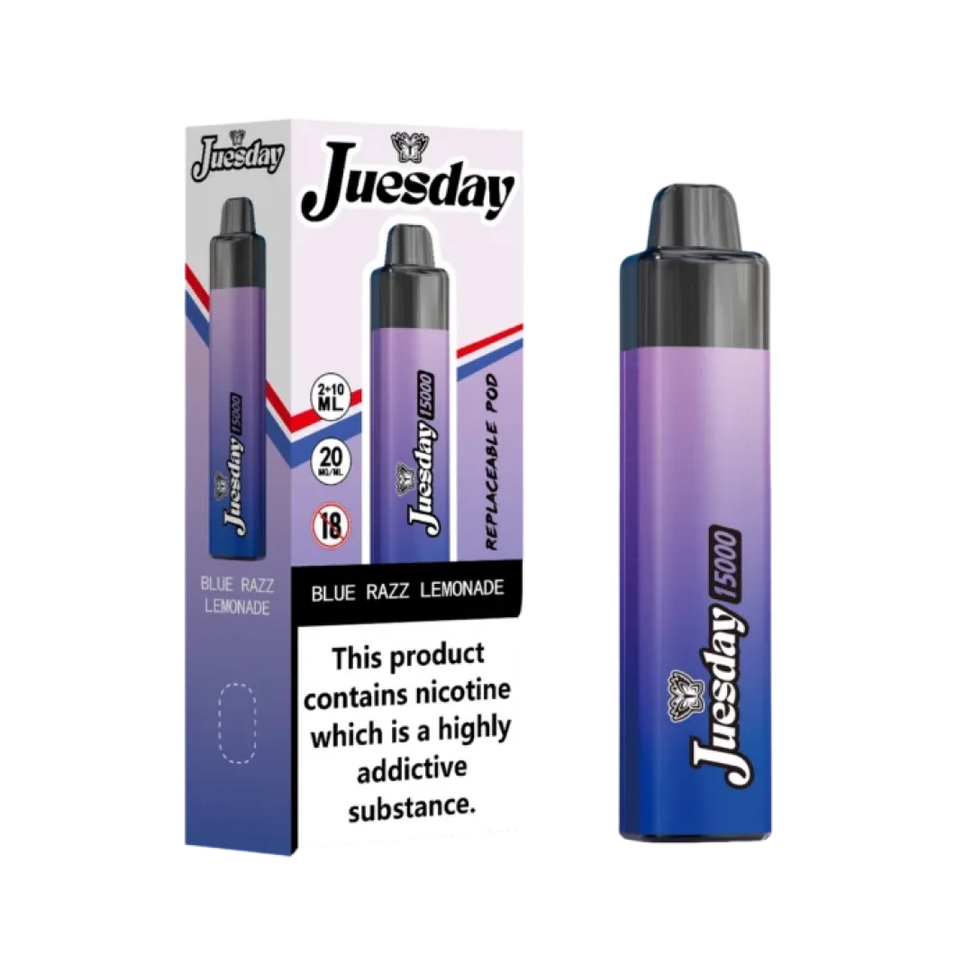 Juesday 15000 Puffs Prefilled Vape Kit Only in 8.59