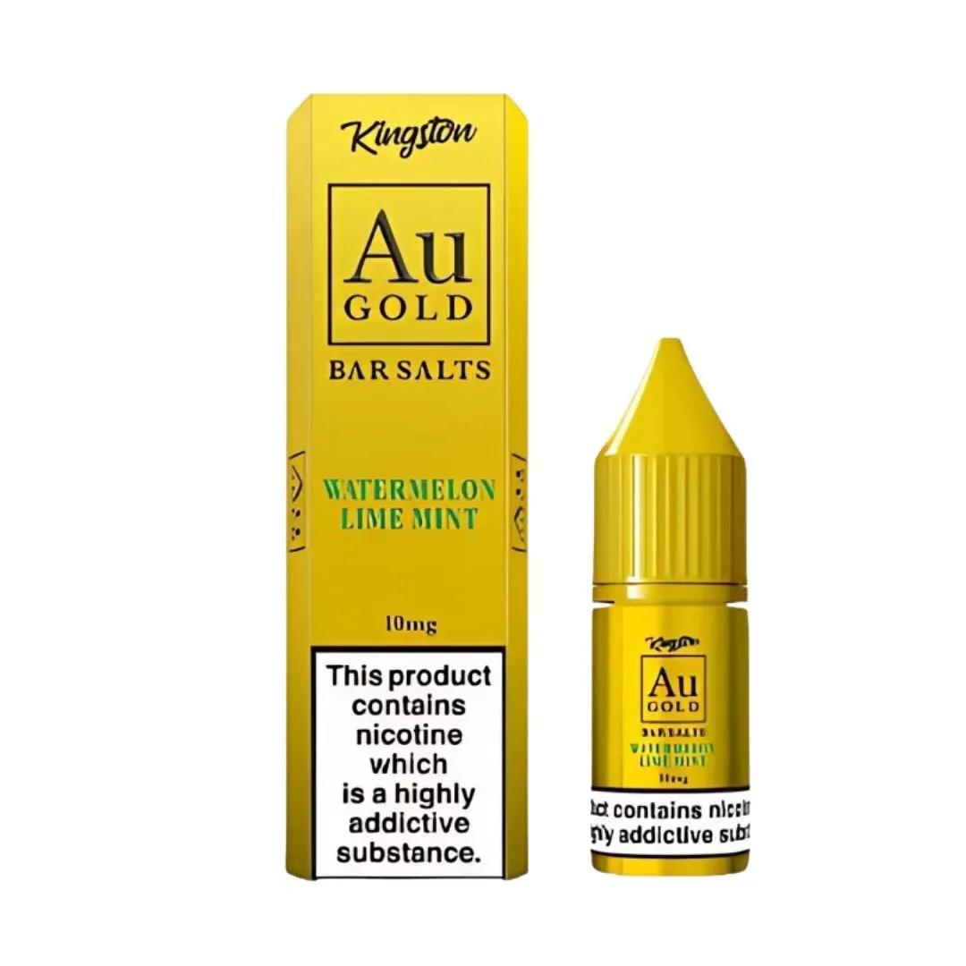 Kingston Au Gold Bar 10ml Salts E-Liquid