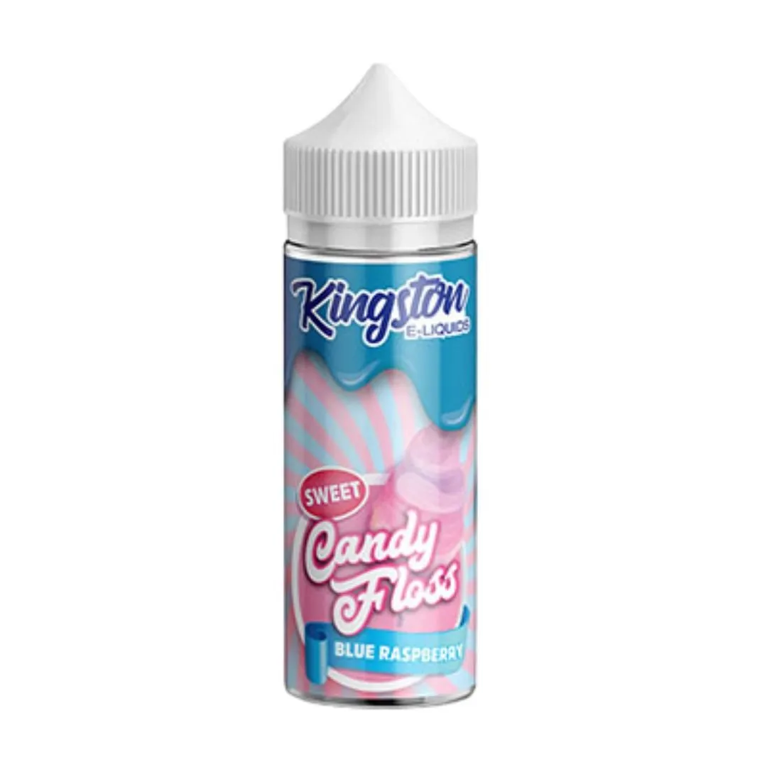 Kingston Eliquids Candy Floss Blue Raspberry 120ml E-liquid