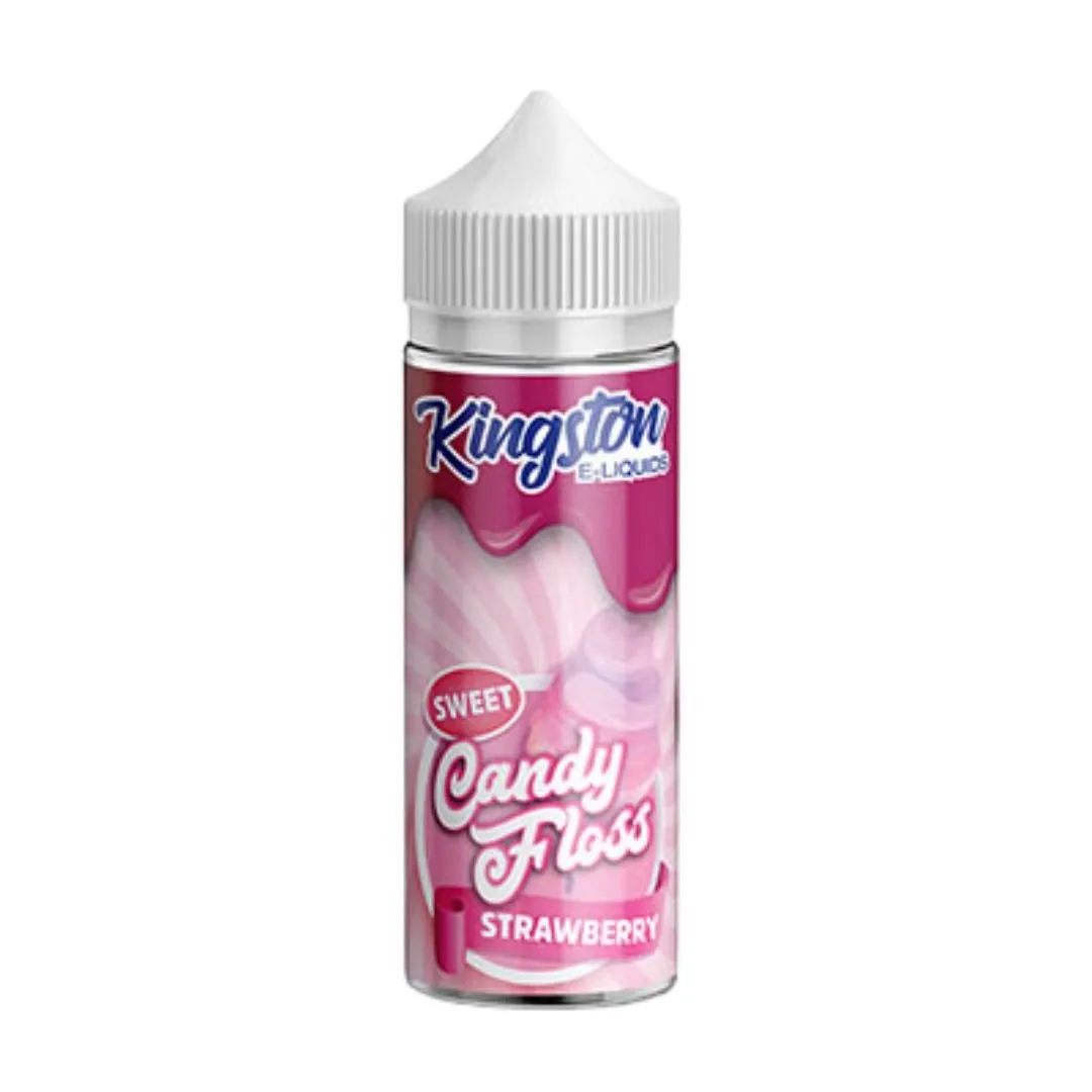 Kingston Eliquids Candy Floss Strawberry 120ml E-liquid