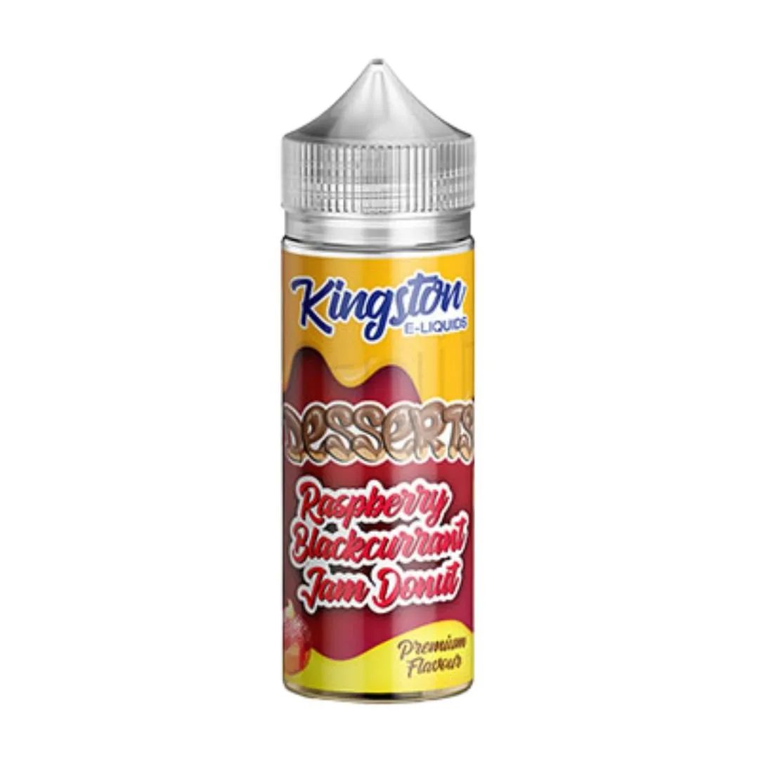 Kingston Raspberry Blackcurrant Jam Donut 120ml Shortfill