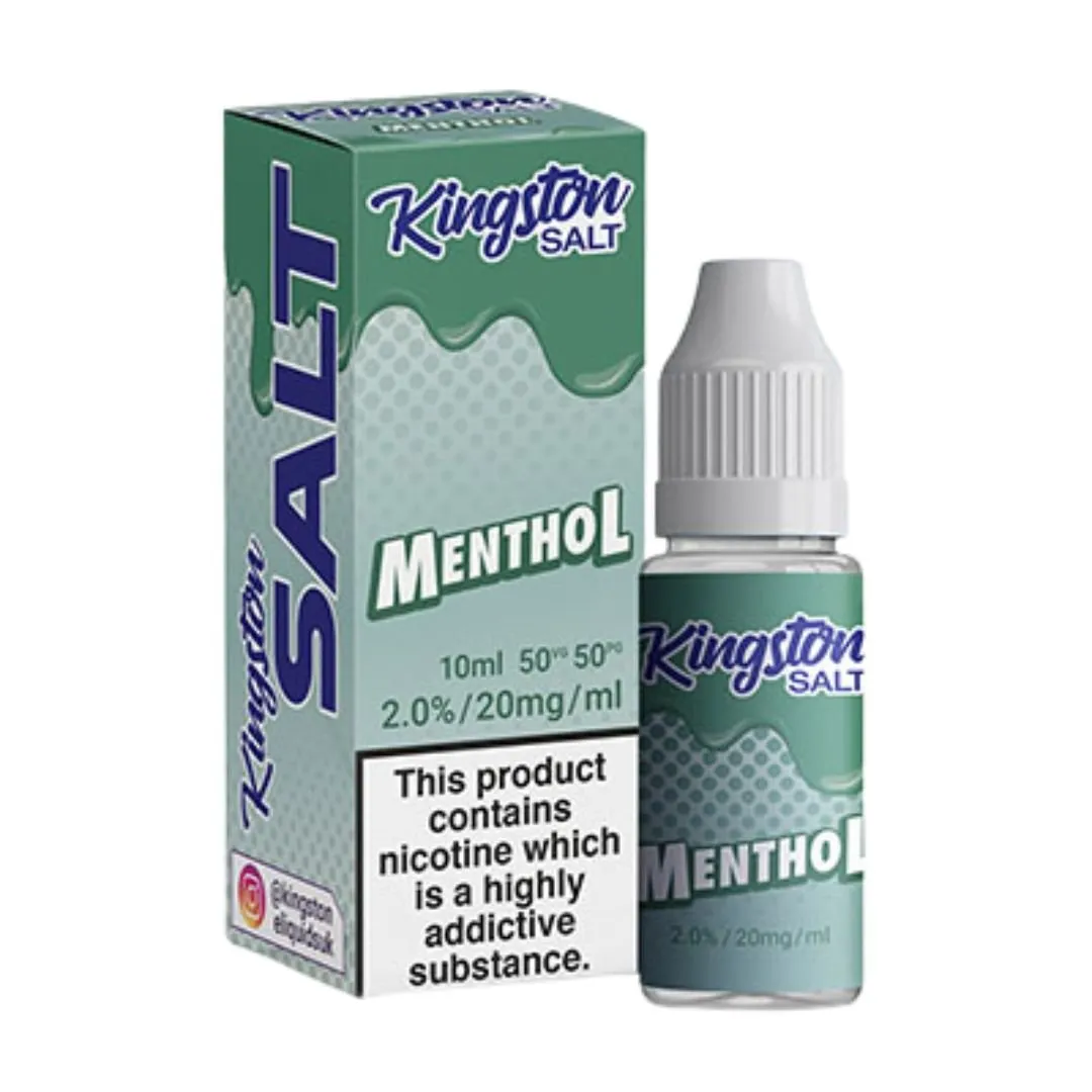 Kingston Salts Menthol 10ml E-liquid | Buy Any 4 For £10