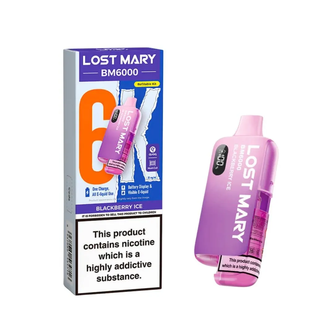 Lost Mary BM6000 Prefilled Vape Kit - Just £10.49