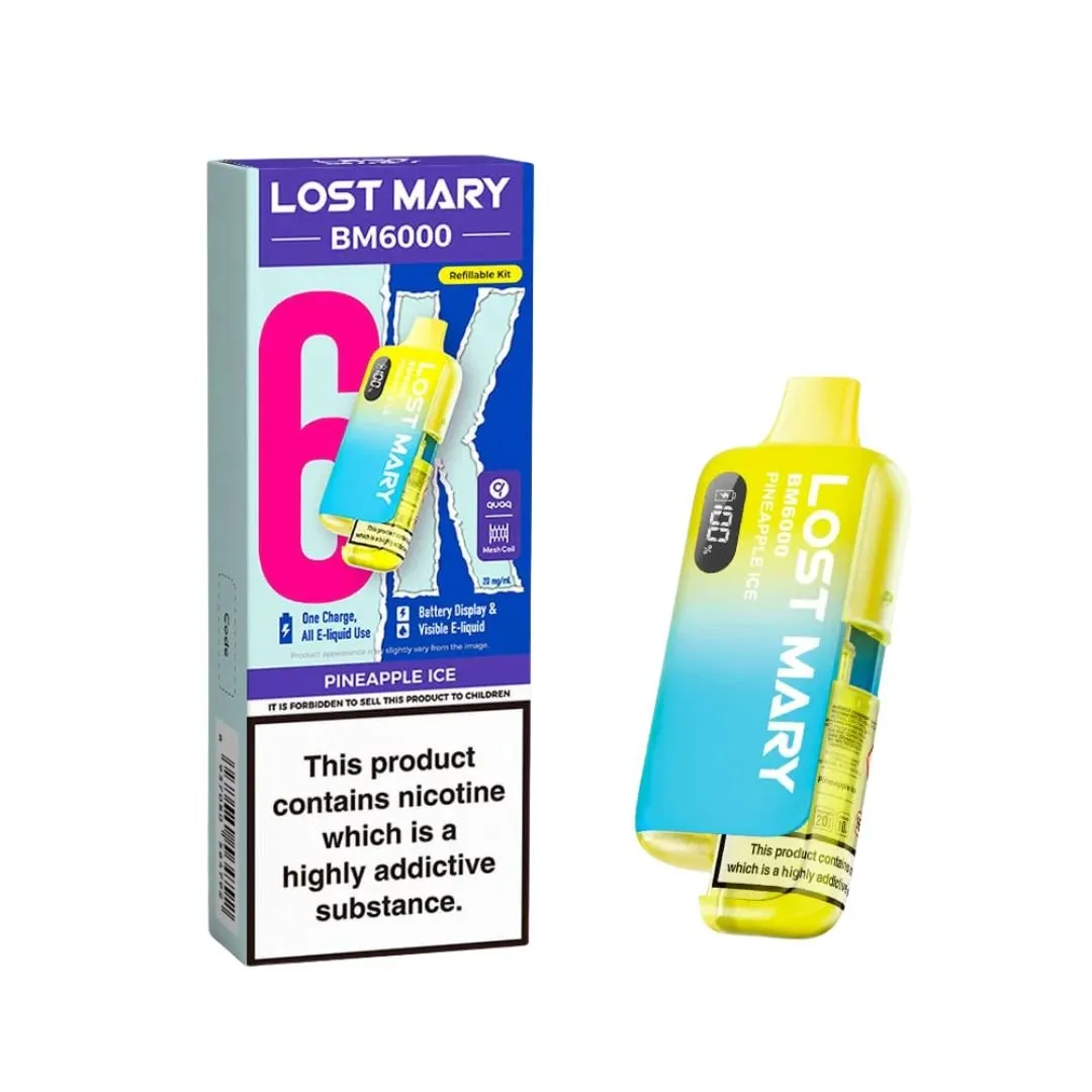 Lost Mary BM6000 Prefilled Vape Kit - Just £10.49