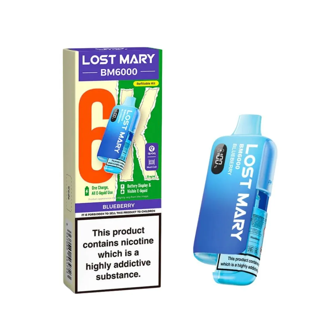Lost Mary BM6000 Prefilled Vape Kit - Just £10.49