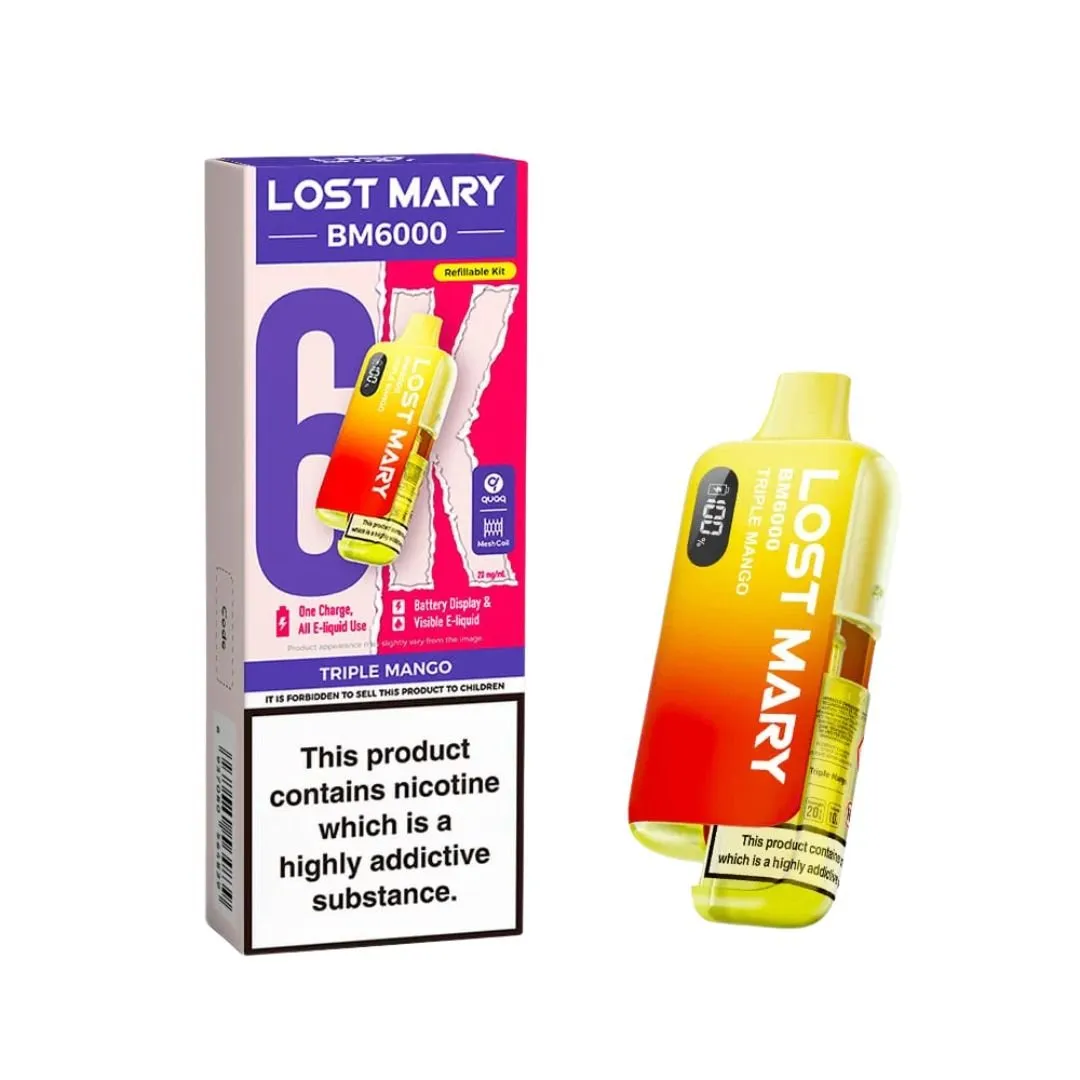 Lost Mary BM6000 Prefilled Vape Kit - Just £10.49