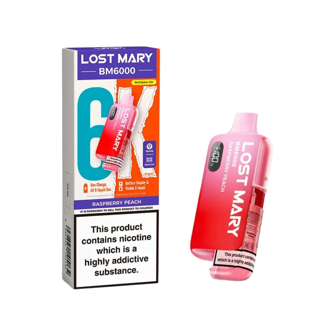 Lost Mary BM6000 Prefilled Vape Kit - Just £10.49