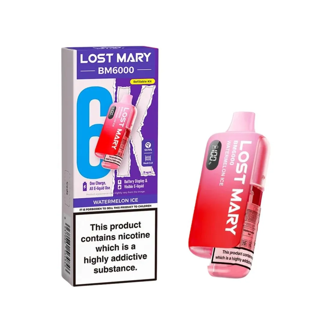 Lost Mary BM6000 Prefilled Vape Kit - Just £10.49