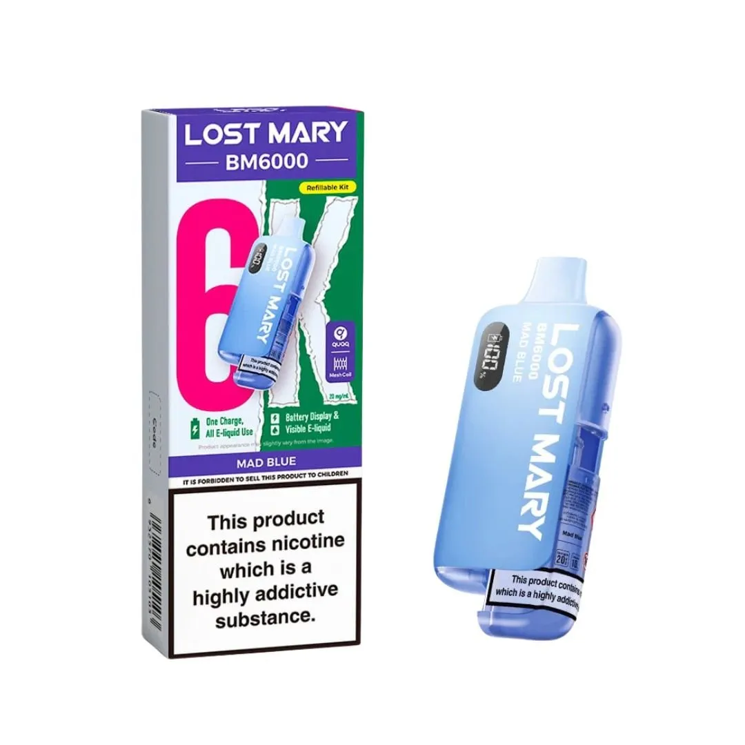 Lost Mary BM6000 Prefilled Vape Kit - Just £10.49